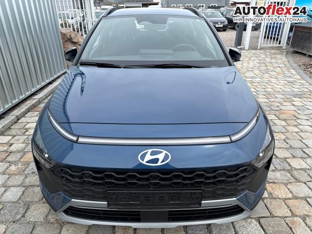 Vorlauffahrzeuge Hyundai BAYON - GO PLUS! 1.0 T-GDI 66 kW (90 PS) DCT7 -PDC hinten und Kamera-16"Alu-SHZ-Lenkradheizung-elektr.&beheizb.Aussenspiegel-LED-NAVI-Klimaanlage-AppleCarPlay&AndroidAuto-Tempomat-USB C-Bluetooth-elektr. Fensterheber 4x-SUNSET-sofort verf&uuml;gbar