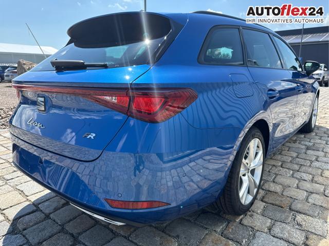Vorlauffahrzeuge SEAT Leon Sportstourer - FR 1.5 eTSI Mild-Hybrid 150PS 7DSG - 5 Jahre GARANTIE-Anh&auml;ngerkupplung-MATRIX LED-WINTER-SHZ-ACC-Klimaautomatik 3Zonen-beheiz.Lenkrad-NAVI-Ambiente-2xPDC-R&uuml;ckfahrkamera-ALU17"-DAB-elektr. Fensterheber-RDKS-Sunset-USB-Sofort