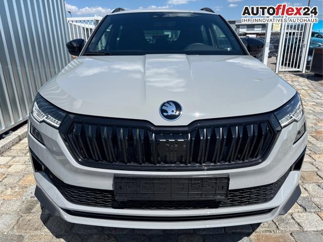 Vorlauffahrzeuge Skoda Karoq - Sportline 1,5 TSI 150 PS DSG -5 Jahre Garantie-Navi-4x Sitzheizung-Canton Sound-Anh&auml;ngerkupplung-LED-Matrix-AppleCarPlay-Android-Auto-ACC-Kessy-2-Zonen-Klimaautomatik-18''Alu-Sofort