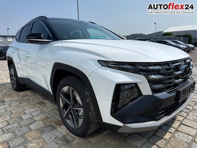 Hyundai / TUCSON / Wei&szlig; / / / GO 1.6 T-GDI 2WD 7DCT 150PS -NAVI-KLIMAAUTOM-ALU18-SHZ-WINTER-LED-PDC-KAMERA-KEYLESS GO, Beispielbilder, ggf. teilweise mit Sonderausstattung