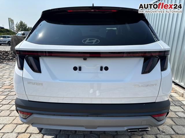 Hyundai / TUCSON / Wei&szlig; / / / GO 1.6 T-GDI 2WD 7DCT 150PS -NAVI-KLIMAAUTOM-ALU18-SHZ-WINTER-LED-PDC-KAMERA-KEYLESS GO, Beispielbilder, ggf. teilweise mit Sonderausstattung
