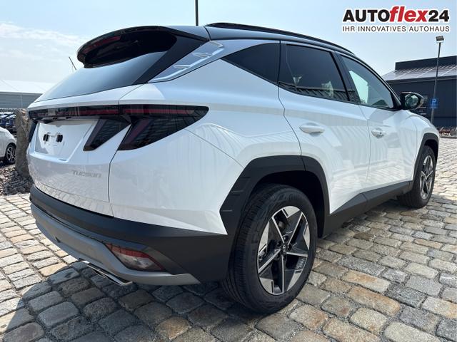 Hyundai / TUCSON / Wei&szlig; / / / GO 1.6 T-GDI 2WD 7DCT 150PS -NAVI-KLIMAAUTOM-ALU18-SHZ-WINTER-LED-PDC-KAMERA-KEYLESS GO, Beispielbilder, ggf. teilweise mit Sonderausstattung