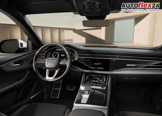 Audi Q8 S line TFSI e 394 2xS 22Z Laser Tour Pano Stadt 