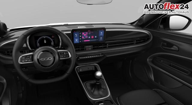 Fiat 600 Street Klimaaut. LED CarP PDC Keyl 18Z Black 