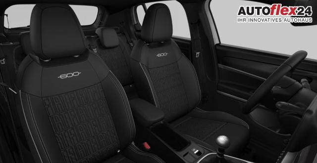 Fiat 600 Street Klimaaut. LED CarP PDC Keyl 18Z Black 