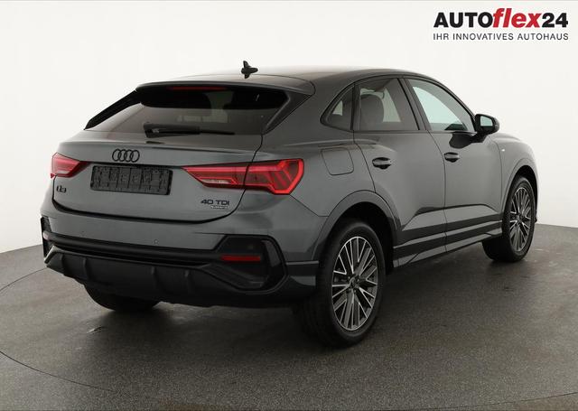 Audi Q3 Sportback 40 TDI quattro S line qu S-LINE, AHK, 19-Zoll, Optik schwarz, Navi, Kamera, el. Klappe, 4-J. Garantie 