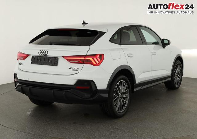 Audi Q3 Sportback 40 TDI quattro S line qu S-LINE, AHK, 19-Zoll, Optik schwarz, Navi, Kamera, el. Klappe 
