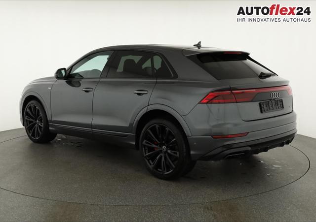 Audi Q8 50 TDI quattro qu S-LINE, Luft, Pano, B&O, 23-Zoll, AHK, Leder, AreaView, Optik schwarz 