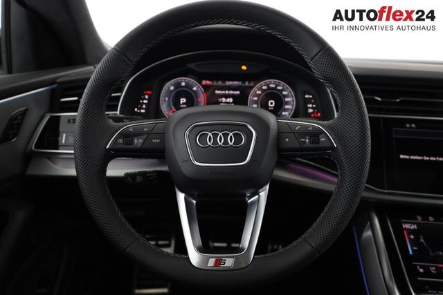 Audi Q8 50 TDI quattro qu S-LINE, Luft, Pano, B&O, 23-Zoll, AHK, Leder, AreaView, Optik schwarz 