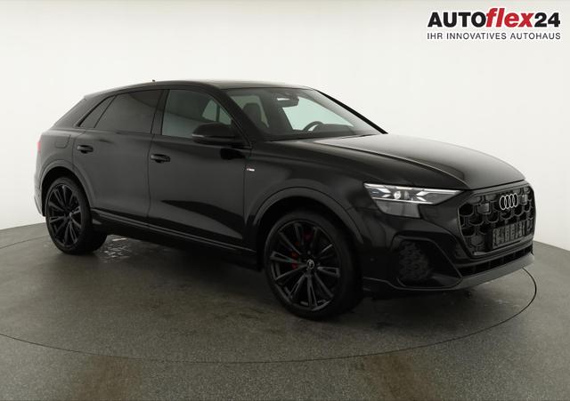 Audi Q8 50 TDI quattro qu S-LINE, Standheizung, HuD, Luft, Pano, B&O, 23-Zoll, AHK, Leder, AreaView, Optik schwarz 