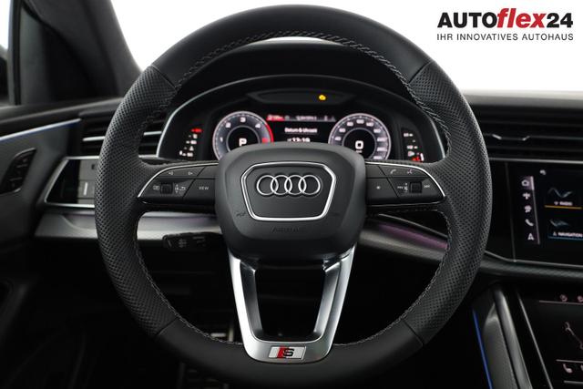 Audi Q8 50 TDI quattro qu S-LINE, Standheizung, HuD, Luft, Pano, B&O, 23-Zoll, AHK, Leder, AreaView, Optik schwarz 