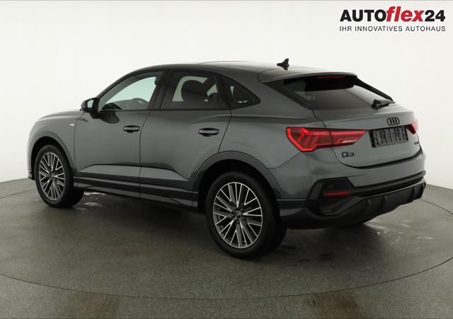 Audi Q3 Sportback 45 TFSI quattro S line qu S-LINE, Pano, AHK, 19-Zoll, Optik schwarz, Navi, Kamera, el. Klappe, 4 J.-Garantie 