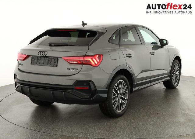 Audi Q3 Sportback 45 TFSI quattro S line qu S-LINE, AHK, 19-Zoll, Optik schwarz, Navi, Kamera, el. Klappe 