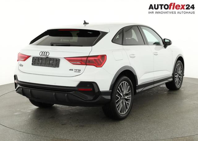 Vorlauffahrzeuge Audi Q3 Sportback - 45 TFSI quattro S line qu S-LINE, AHK, 19-Zoll, Optik schwarz, Navi, Kamera, el. Klappe