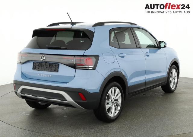 Vorlauffahrzeuge Volkswagen T-Cross - 1.0 TSI 85 kW Life DSG Life, LED, Kamera, ACC, Side, Winter, 17-Zoll, 3-J. Garantie