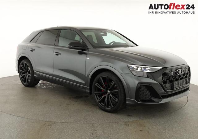 Vorlauffahrzeuge Audi Q8 - 50 TDI quattro qu S-LINE, Standheizung, HuD, Luft, Pano, B&O, 23-Zoll, AHK, Leder, AreaView, Optik schwarz