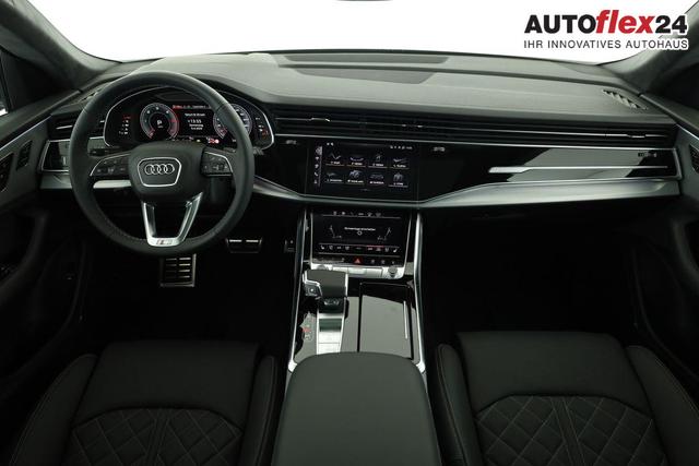 Audi Q8 50 TDI quattro qu S-LINE, Standheizung, HuD, Luft, Pano, B&O, 23-Zoll, AHK, Leder, AreaView, Optik schwarz 