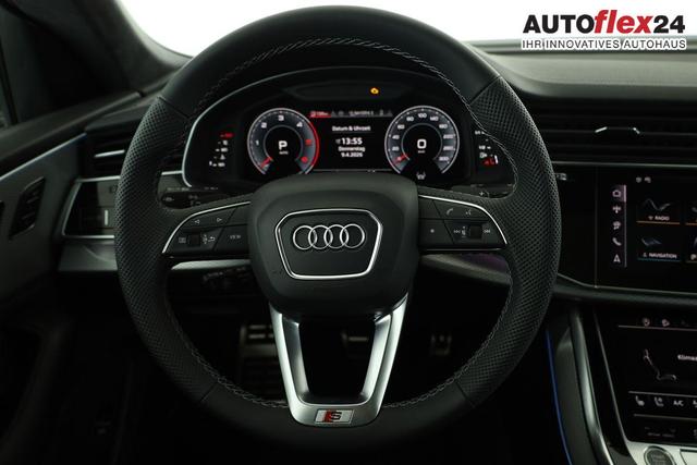 Audi Q8 50 TDI quattro qu S-LINE, Standheizung, HuD, Luft, Pano, B&O, 23-Zoll, AHK, Leder, AreaView, Optik schwarz 
