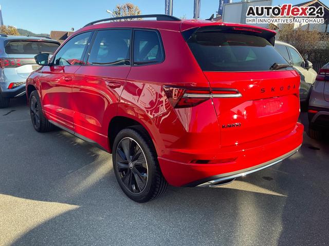 Skoda Karoq Sportline 1.5 TSI DSG Sportline, AHK, Navi, CANTON, Matrix, AreaView, Side, FS-beheizbar, 5-J. Garantie 