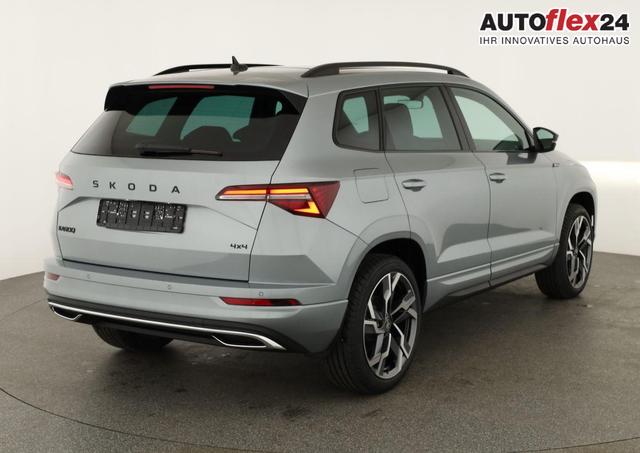 Skoda Karoq Sportline 4x4 2.0 TSI DSG Sportline, Pano, AHK, Navi, Matrix, Side, Winter, 5 J.-Garantie 