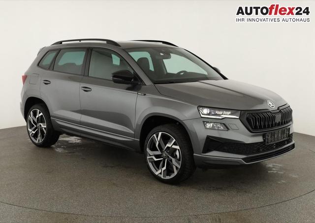 Vorlauffahrzeuge Skoda Karoq - Sportline 1.5 TSI DSG Sportline, Pano, AHK, Navi, Matrix, Side, Winter, 5 J.-Garantie