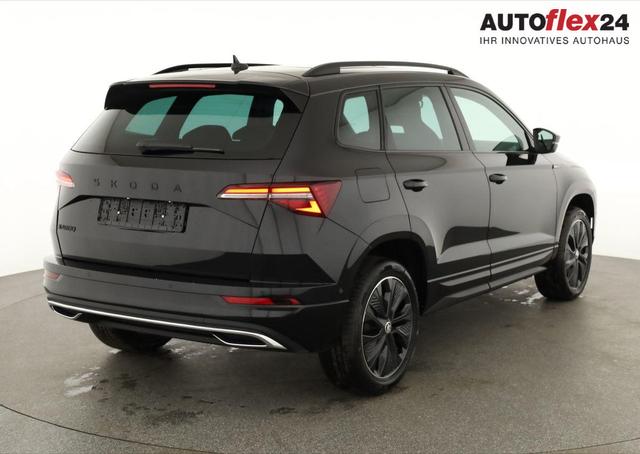 Skoda Karoq Sportline 1.5 TSI DSG Sportline, Pano, AHK, Navi, CANTON, Matrix, AreaView, Side, FS-beheizbar 
