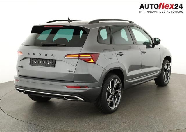 Skoda Karoq Sportline 4x4 2.0 TSI DSG Sportline, Pano, AHK, Navi, Matrix, Side, Winter, 5 J.-Garantie 