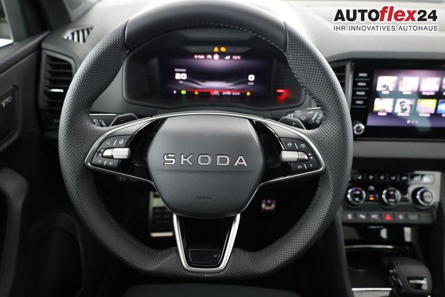 Skoda Karoq Sportline 1.5 TSI DSG Sportline, Pano, AHK, Navi, CANTON, Matrix, AreaView, Side, el. Klappe, FS-beheizbar, 5 J.-Garantie 