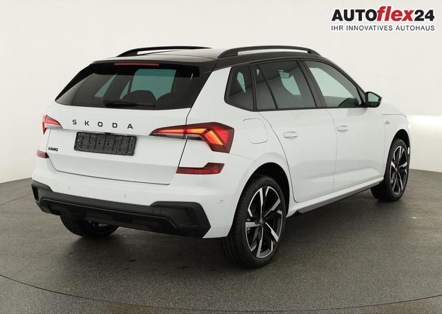 Skoda Kamiq Monte Carlo 1.5 TSI Carlo, Pano, AHK, Matrix, Navi, el. Klappe, 18-Zoll, 5 J.-Garantie 
