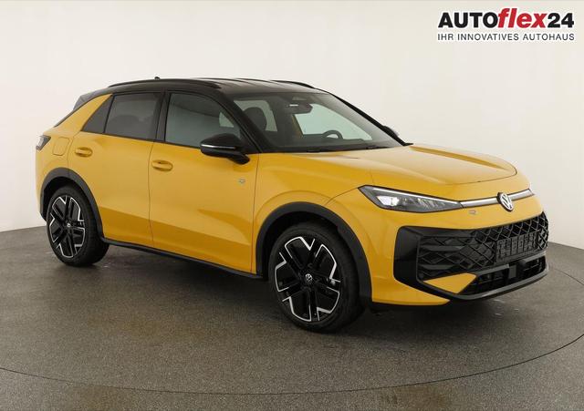 Vorlauffahrzeuge Volkswagen T-Roc - 1.5 eTSI 110 kW R-Line DSG Black, AHK, IQ.Light, Kamera, el. Klappe, 19-Zoll