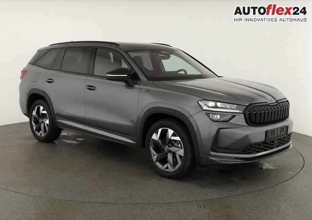 Vorlauffahrzeuge Skoda Kodiaq - 2.0 TSI 150 kW 4x4 Sportline DSG Sportline, Pano, AHK, Navi, Matrix, Canton, Side, FS-beheizbar, el. Klappe, Kamera, 19-Zoll, 5 J.-Garantie