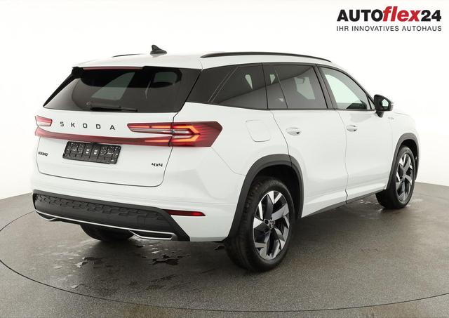 Skoda Kodiaq 2.0 TSI 150 kW 4x4 Sportline DSG Sportline, Pano, AHK, Navi, Matrix, Canton, Side, FS-beheizbar, el. Klappe, Kamera, 19-Zoll, 5 J.-Garantie 