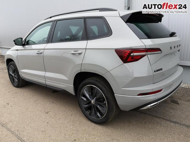 Vorlauffahrzeuge Skoda Karoq - Sportline 1.5TSI DSG AHK Matrix ACC Navi Sound Totwinkel