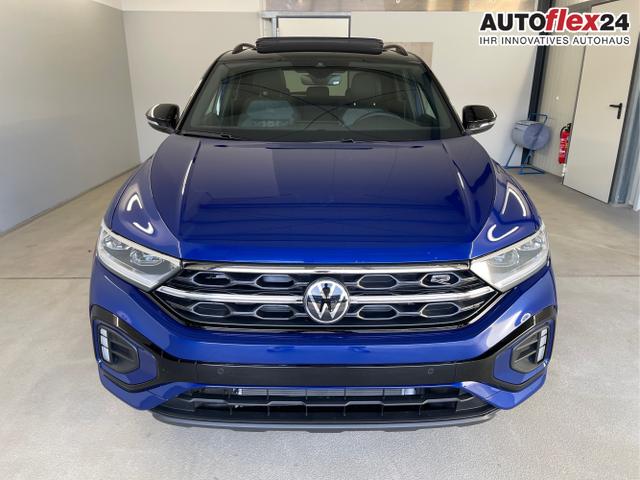 Volkswagen / T-Roc / Blau / / / 190PS 4M DSG Pano+AHK+Black+IQ.Light+IQ.Drive+eHeck+Kamera+Alu19