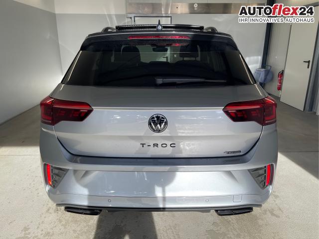 Volkswagen / T-Roc / [K2A2] Pyrit Silber Metallic / Dach Schwarz / / / 190PS 4M DSG Pano+AHK+Black+IQ.Light+IQ.Drive+eHeck+Kamera+Alu19