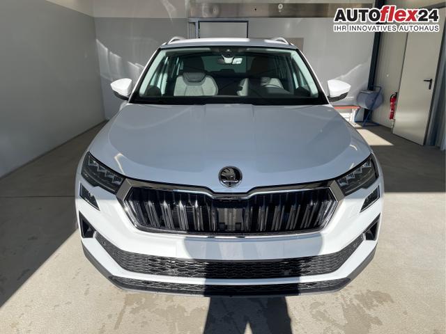 Skoda / Karoq / Weiß / / / 150PS TDI DSG 4x4 AHK+Navi+ACC+Kamera+Sitzheiz+eHeck+GV5