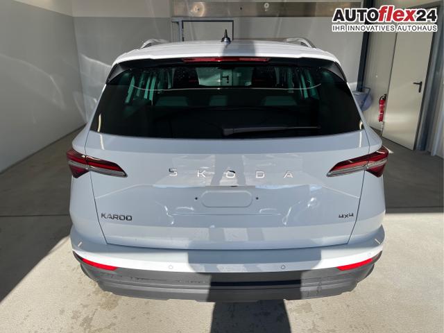Skoda / Karoq / Weiß / / / 150PS TDI DSG 4x4 AHK+Navi+ACC+Kamera+Sitzheiz+eHeck+GV5