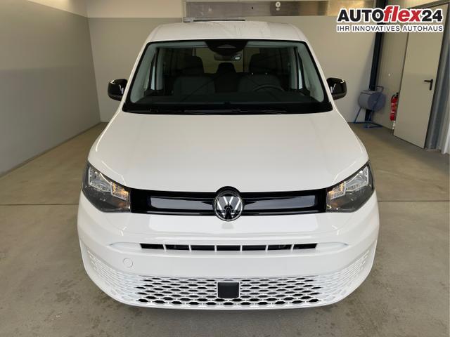 Volkswagen / Caddy / Weiß / / / 115PS AHK+Climatronic+App-Connect+Winter+GVL+PDC+Side u. Lane Assist