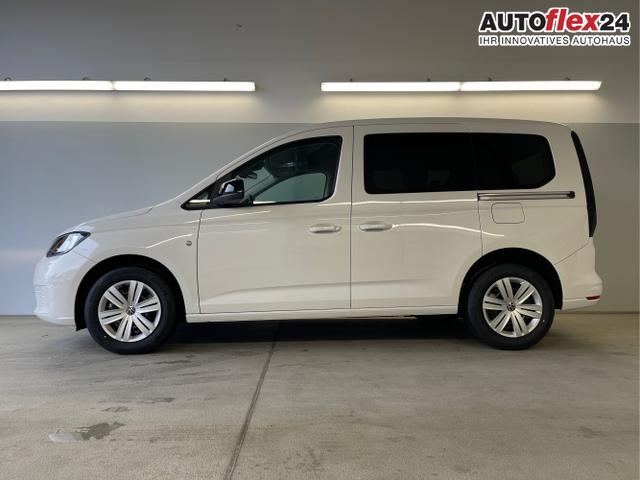 Volkswagen / Caddy / Weiß / / / 115PS AHK+Climatronic+App-Connect+Winter+GVL+PDC+Side u. Lane Assist