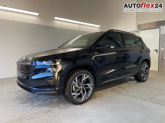 Vorlauffahrzeuge Skoda Karoq - Sportline TSI 4x4 360° 19 Zoll Navi AHK 360° ACC Frontscheibe beheizbar Travel Assist