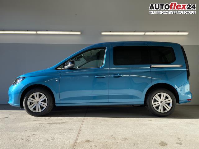 Volkswagen / Caddy / Blau / / / 115PS DSG AHK+Kamera+ACC+Parklenk+SHZ+Side Assist+App-Connect