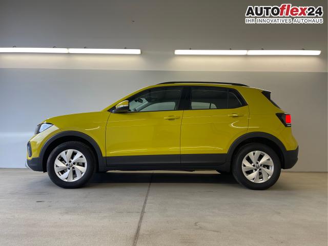 Volkswagen / T-Cross / Gelb / / / 95PS PDC vo+hi+Sitzheizung+App+Side+Travel+Stau+ACC+Klima