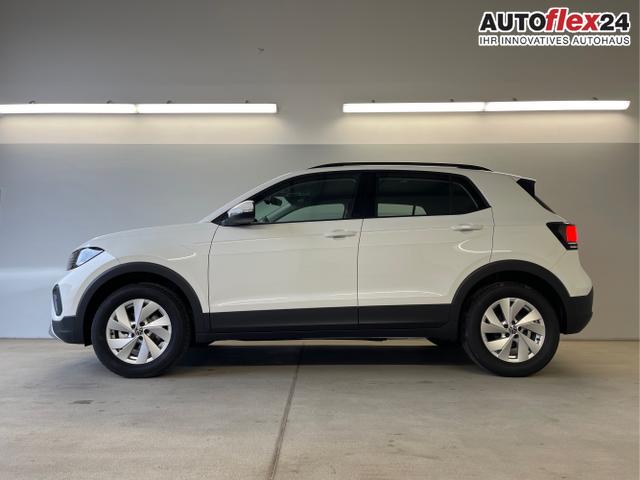 Volkswagen / T-Cross / Weiß / / / 95PS PDC vo+hi+Sitzheizung+App+Side+Travel+Stau+ACC+Klima 