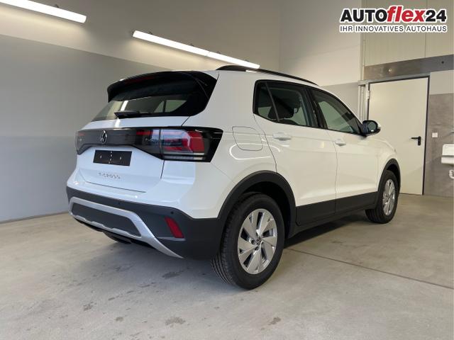 Volkswagen / T-Cross / Weiß / / / 95PS PDC vo+hi+Sitzheizung+App+Side+Travel+Stau+ACC+Klima 
