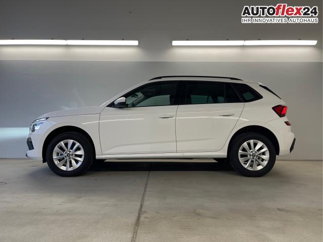 Skoda / KAMIQ / Weiß / / / 115PS DSG Matrix+AHK+Kamera+PDC vor+hi+Kessy+Sitzheizung+GVL