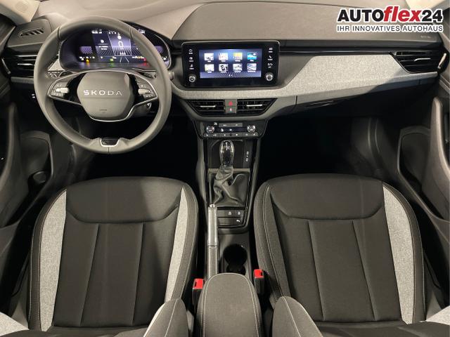 Skoda / KAMIQ / Wei&szlig; / / / 115PS DSG Matrix+AHK+Kamera+PDC vor+hi+Kessy+Sitzheizung+GVL