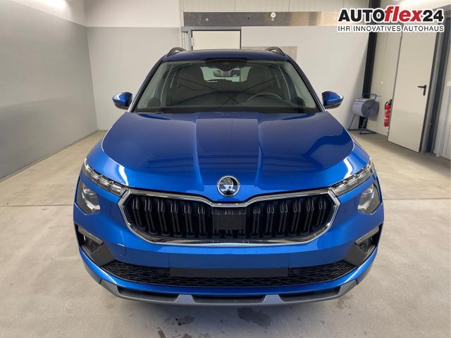Skoda / KAMIQ / Blau / / / 115PS DSG Matrix+AHK+Kamera+PDC vor+hi+Kessy+Sitzheizung+GVL