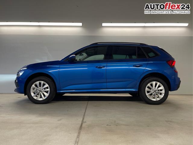 Skoda / KAMIQ / Blau / / / 115PS DSG Matrix+AHK+Kamera+PDC vor+hi+Kessy+Sitzheizung+GVL
