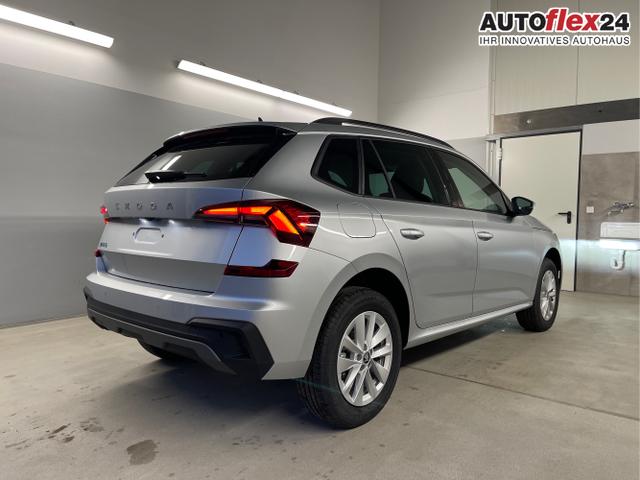 Skoda / KAMIQ / Silber / / / 115PS DSG Matrix+AHK+Kamera+PDC vor+hi+Kessy+Sitzheizung+GVL