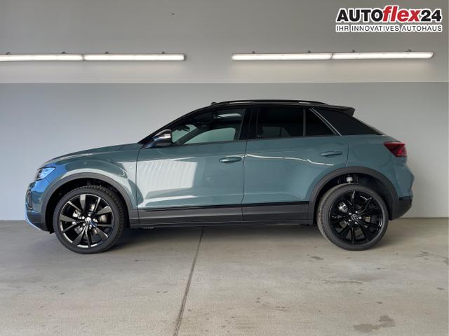 Volkswagen / T-Roc / Blau / / / TDI DSG Pano+Black Style+AHK+Navi+ergoActive+IQ.Drive+Kamera+Keyless